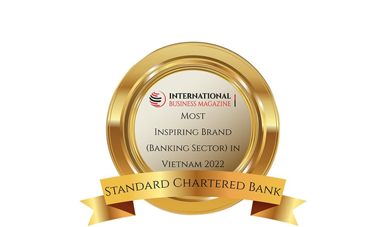 Standard Chartered được vinh danh “Thương hiệu truyền cảm hứng nhất tại Việt Nam” năm 2022