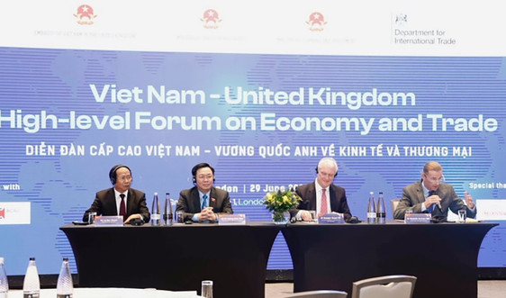 Thống đốc Nguyễn Thị Hồng tham dự Diễn đàn cấp cao về kinh tế thương mại Việt Nam – Vương quốc Anh