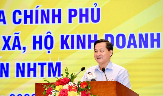 Phó Thủ tướng Lê Minh Khái đánh giá cao sự vào cuộc của các ngân hàng trong triển khai gói hỗ trợ lãi suất 2%