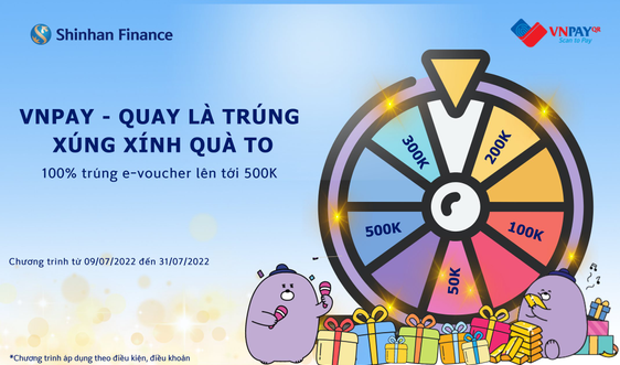 Cùng VNPAY-QR chúc mừng 3 năm thương hiệu Shinhan Finance