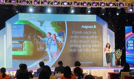 NAPAS tham gia lễ kích hoạt sự kiện Không dùng tiền mặt năm 2022 tại Hà Nội