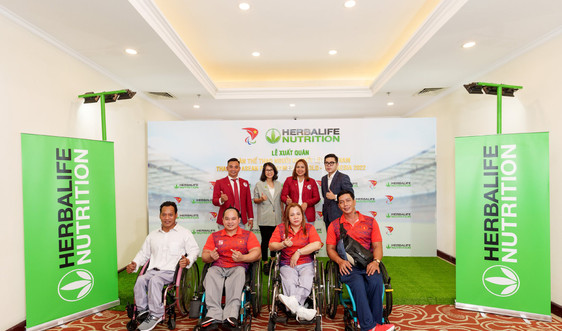 Herbalife đồng hành cùng lễ xuất quân của các vận động viên tham gia Para ASEAN Games lần thứ 11 tại Indonesia