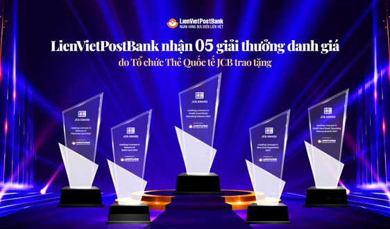 LienVietPostBank được vinh danh 5 hạng mục danh giá của JCB