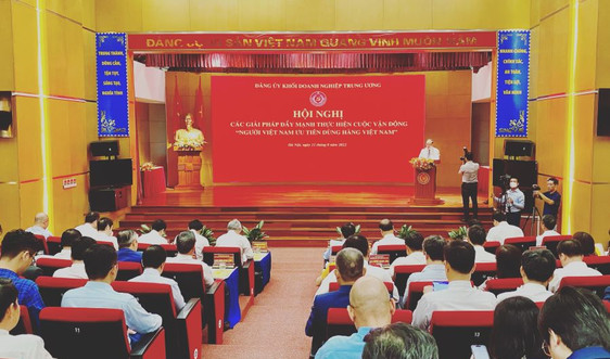 Vietcombank tham gia Hội nghị “Các giải pháp đẩy mạnh thực hiện cuộc vận động Người Việt Nam ưu tiên dùng hàng Việt Nam”