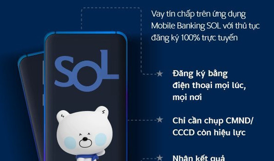 Ngân hàng Shinhan Việt Nam ra mắt giải pháp vay tiêu dùng trực tuyến trên ứng dụng Mobile Banking SOL