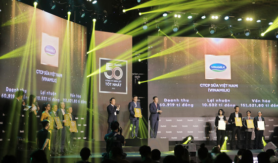 Vinamilk - 10 năm liên tiếp góp mặt trong Top 50 doanh nghiệp niêm yết tốt nhất của Forbes Việt Nam
