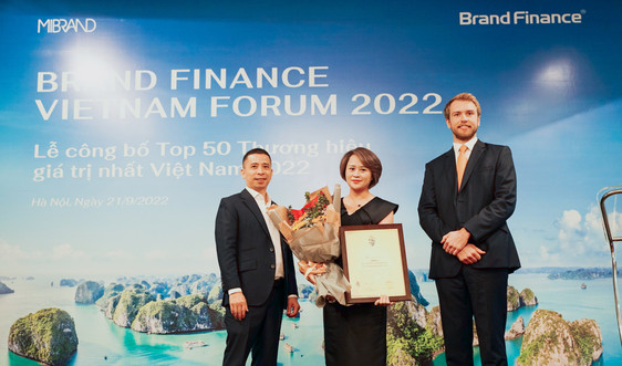 VPBank xếp hạng 11 trong Top 50 thương hiệu giá trị nhất Việt Nam 2022