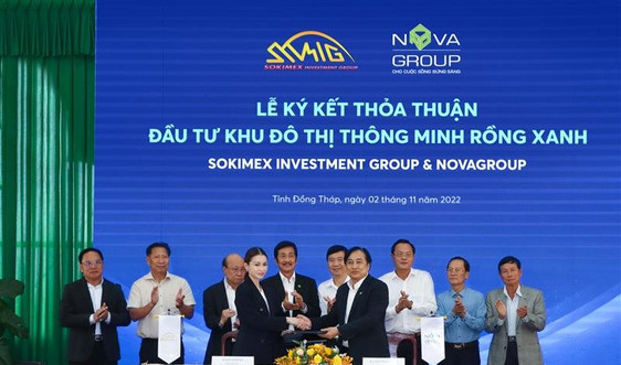 NovaGroup và Sokimex cam kết đầu tư, phát triển dự án khu đô thị BLUE DRAGON