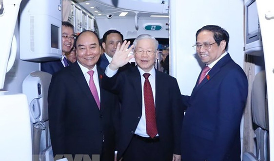 Tổng Bí thư Nguyễn Phú Trọng kết thúc tốt đẹp chuyến thăm chính thức Cộng hòa Nhân dân Trung Hoa