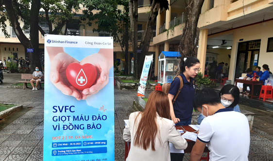 Shinhan Finance góp những “Giọt máu đào vì đồng bào” tại TP. Đà Nẵng