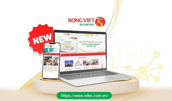 Chứng khoán Rồng Việt ra mắt Website mới, giao diện hiện đại