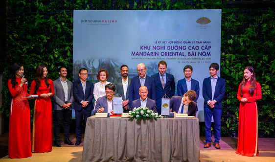 Indochina Kajima ký kết Hợp đồng quản lý vận hành Tập đoàn Mandarin Oriental cho dự án nghỉ dưỡng cao cấp tại Phú Yên