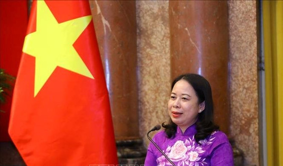 ​Bà Võ Thị Ánh Xuân, Phó Chủ tịch nước giữ quyền Chủ tịch nước