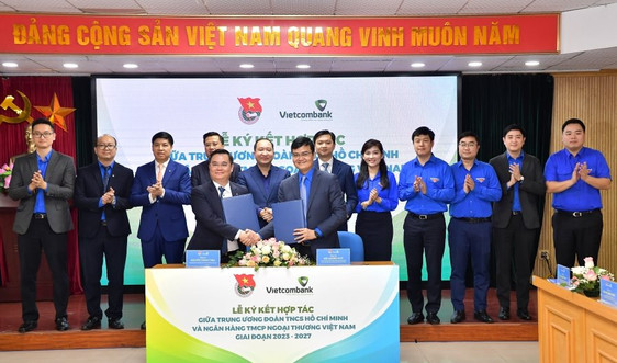 Vietcombank và Trung ương Đoàn TNCS Hồ Chí Minh ký kết hợp tác giai đoạn 2023-2027