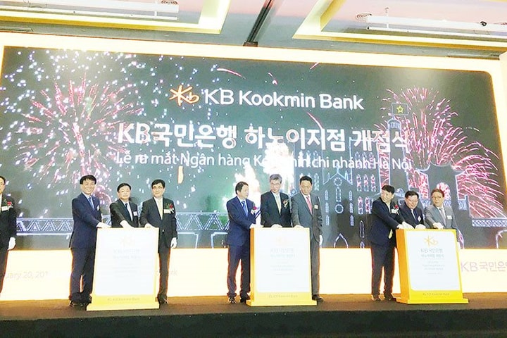 Ngân hàng Kookmin khai trương chi nhánh Hà Nội