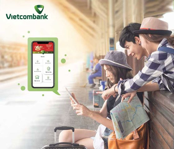 Vietcombank mở rộng triển khai tính năng Đặt vé Tàu, Xe trên VCBPAY