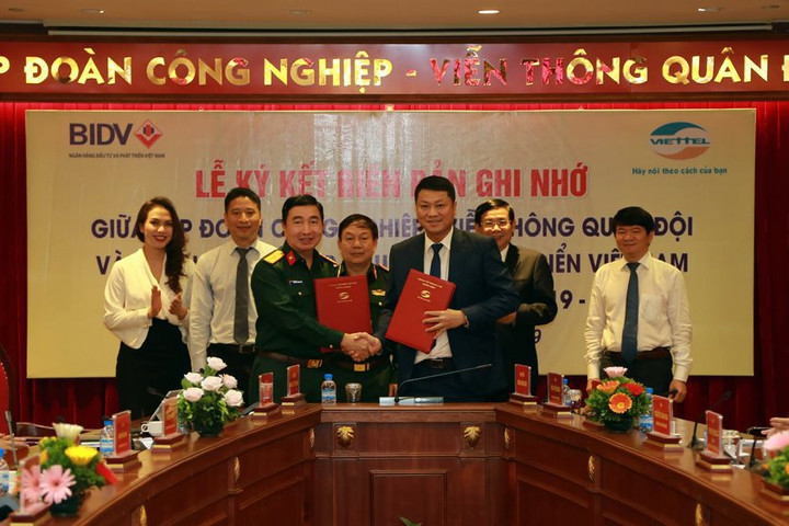 BIDV và Viettel ký ghi nhớ về hợp tác toàn diện giai đoạn 2019-2023