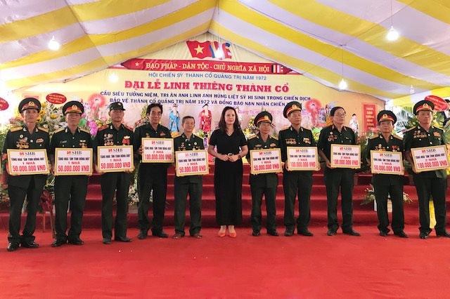SHB trao tặng 20 căn nhà tình nghĩa cho các gia đình có công