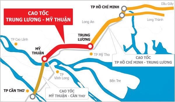 Tập trung tín dụng cho cao tốc Trung Lương - Mỹ Thuận