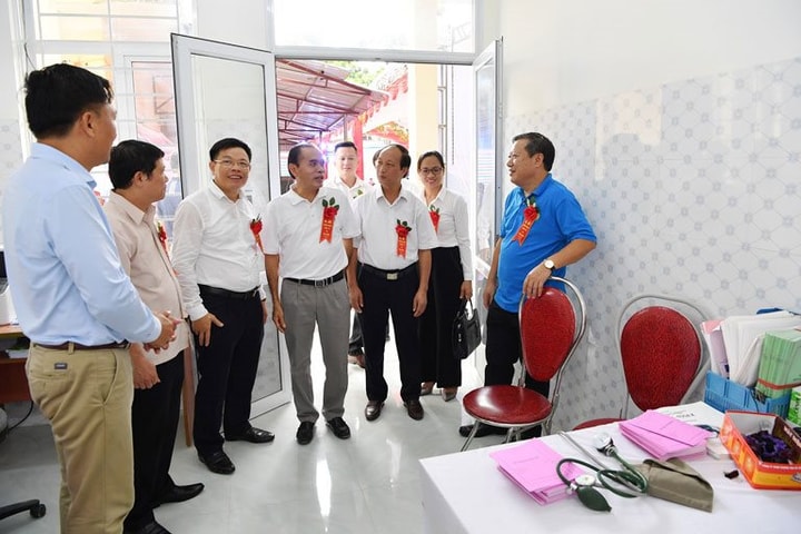 Khánh thành Trạm y tế xã Yên Lương tại tỉnh Phú Thọ do Vietcombank tài trợ 2 tỷ đồng