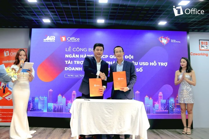 MB tài trợ gói giải pháp quản trị doanh nghiệp 1Office