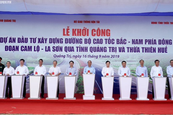 Khởi công dự án thành phần đầu tiên của tuyến cao tốc Bắc - Nam