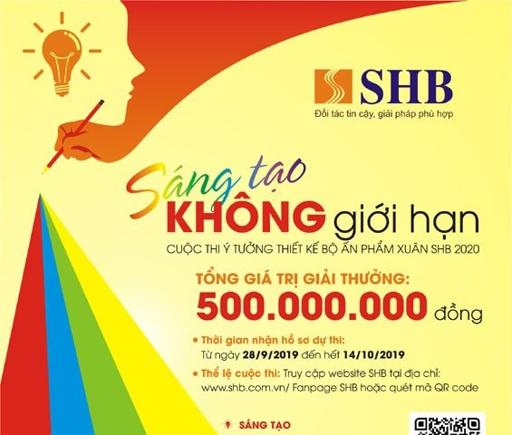 SHB tổ chức cuộc thi ý tưởng thiết kế Bộ Ấn phẩm Xuân 2020: “Sáng tạo không giới hạn”