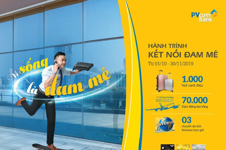 Mở thẻ PVcomBank Mastercard cho hành trình kết nối đam mê trọn vẹn