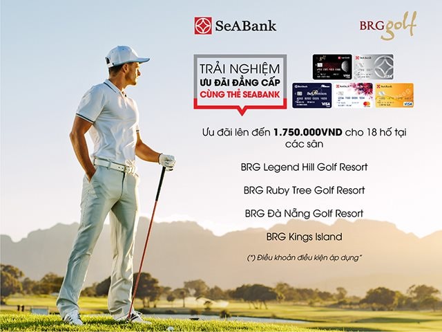 Ưu đãi chơi golf đẳng cấp dành cho chủ thẻ Seabank 