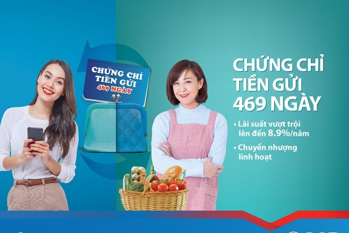SCB phát hành sản phẩm chứng chỉ tiền gửi dài hạn 469 ngày