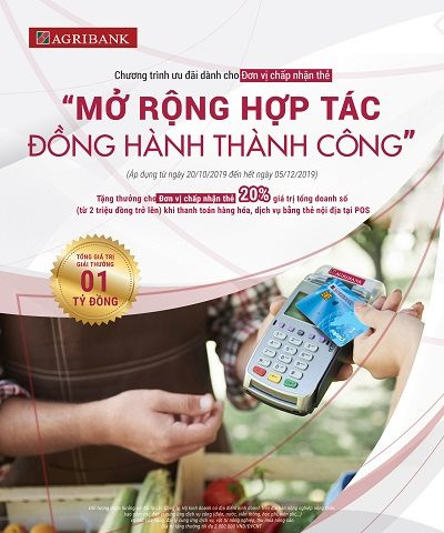 Agribank cùng đơn vị chấp nhận thẻ “Mở rộng hợp tác, đồng hành thành công”