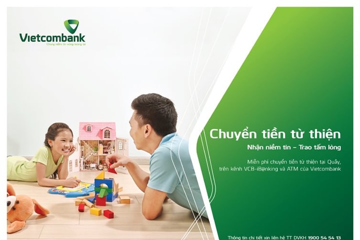 Vietcombank mở rộng dịch vụ chuyển tiền từ thiện với Quỹ Saigon Children’s Charity