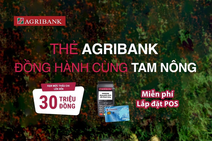 Thẻ Agribank đồng hành cùng tam nông