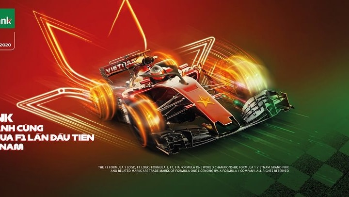 VPBank giảm 5% giá và tặng vé miễn phí cho khách hàng tham dự  giải đua xe F1 Việt Nam Grand Prix 
