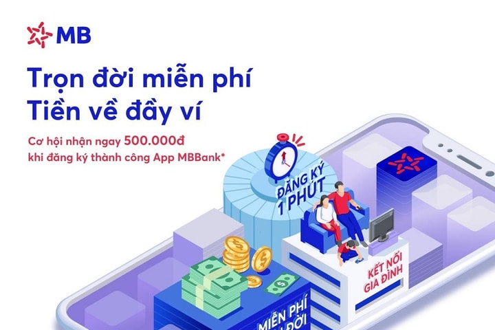 Miễn phí giao dịch Online thời COVID-19 cùng MBBank