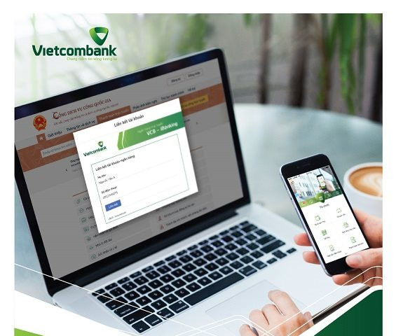 Vietcombank cung cấp giải pháp thanh toán trực tuyến theo cơ chế đăng nhập SSO trên Cổng Dịch vụ công quốc gia
