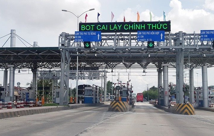 Phối hợp vận hành trạm thu phí Cai Lậy, tỉnh Tiền Giang