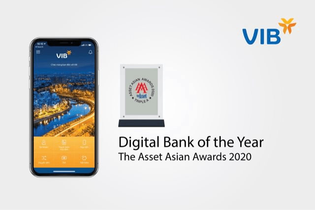 VIB lần thứ tư liên tiếp nhận giải thưởng về Ngân hàng số từ The Asset