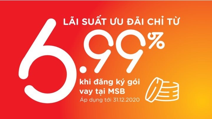 MSB triển khai gói tín dụng 7000 tỷ đồng