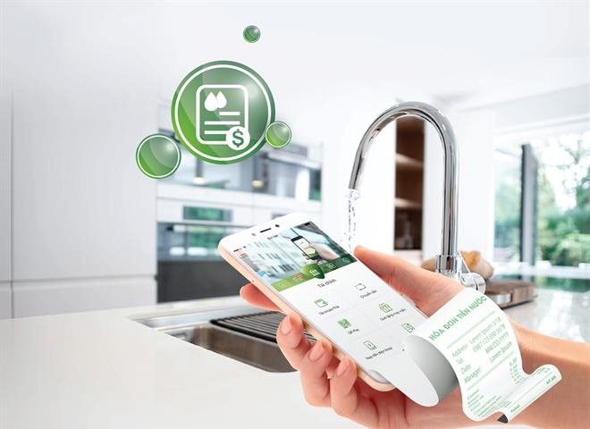 Vietcombank mở rộng triển khai các dịch vụ thanh toán hóa đơn tiền điện/nước