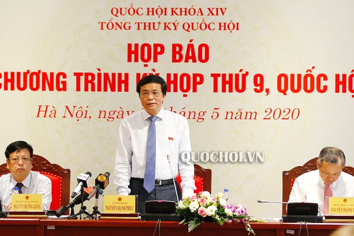 Kỳ họp thứ 9 Quốc hội khóa XIV được tổ chức thành 2 đợt
