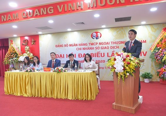 Đại hội đại biểu Đảng bộ Vietcombank Sở Giao dịch lần thứ IV, nhiệm kỳ 2020 – 2025