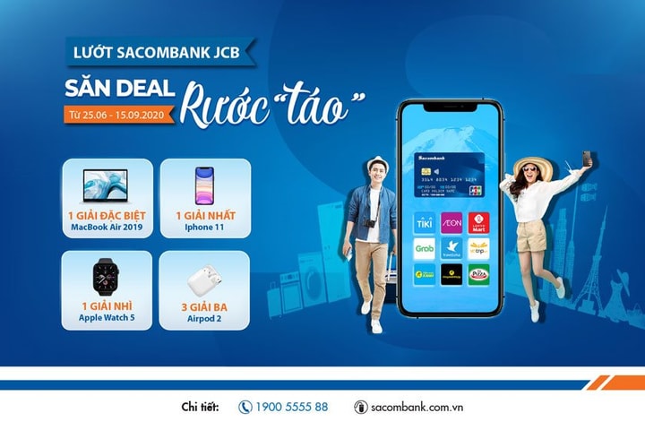 Lướt Sacombank JCB săn "deal", rước "táo"