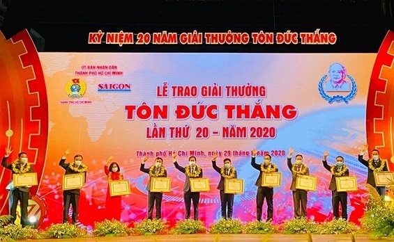 TP. Hồ Chí Minh: Trao tặng giải thưởng Tôn Đức Thắng cho 10 kỹ sư, công nhân 