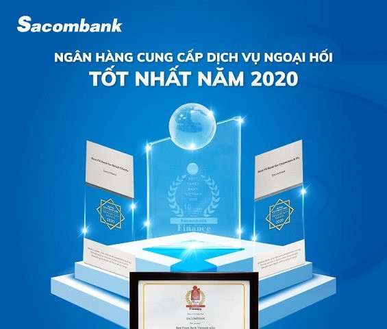Sacombank là ngân hàng cung cấp dịch vụ ngoại hối tốt nhất năm 2020