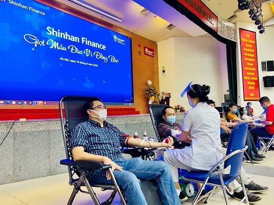Shinhan Finance tham gia Ngày hội hiến máu nhân đạo