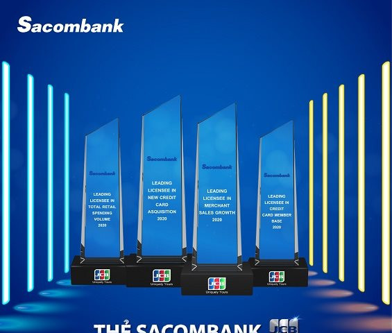 Thẻ Sacombank JCB dẫn đầu thị trường nhiều năm liền