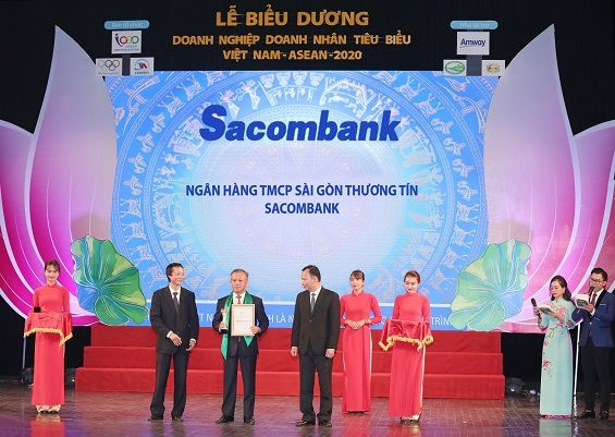 Sacombank đạt giải thưởng Doanh nghiệp tiêu biểu ASEAN