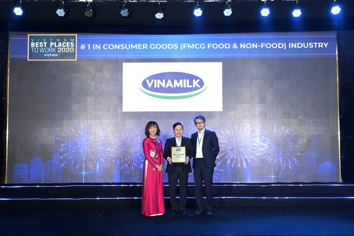 Vinamilk lần thứ 3 liên tiếp được bình chọn là nơi làm việc tốt nhất Việt Nam