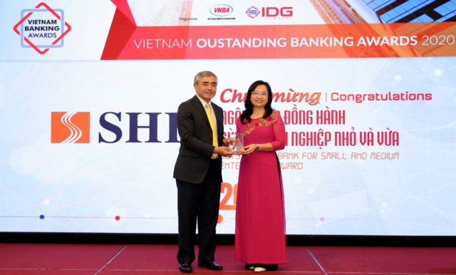 SHB thắng lớn trong lễ trao giải Ngân hàng Việt Nam tiêu biểu 2020